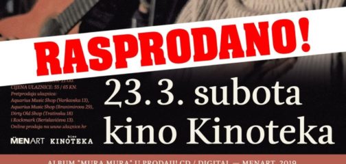 Andreja, Rundek & Ekipa „Ftičeki“ rasprodali koncert u kinu Kinoteka!