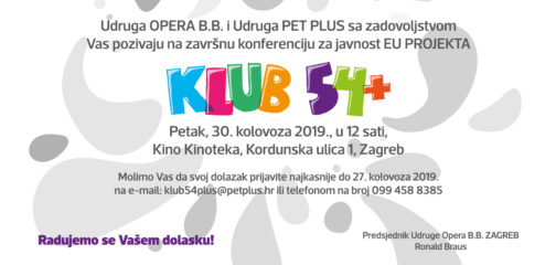 Završna konferencija EU projekta KLUB 54+